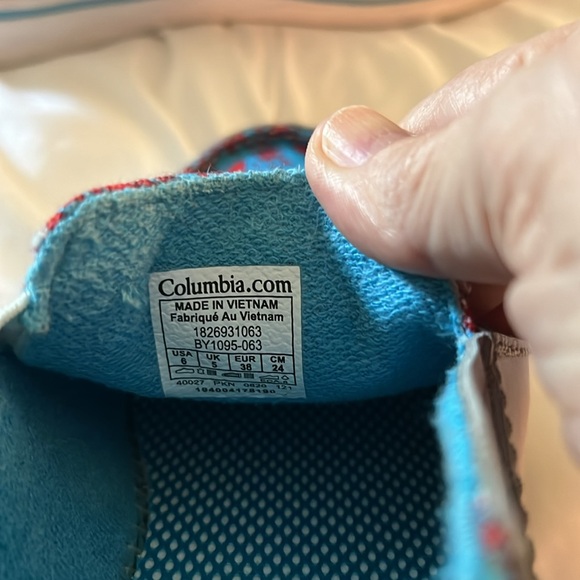 COLUMBIA PFG Sneaker U.S.A size 6 Leather Lightweight Canvas Boating - Picture 2 of 3